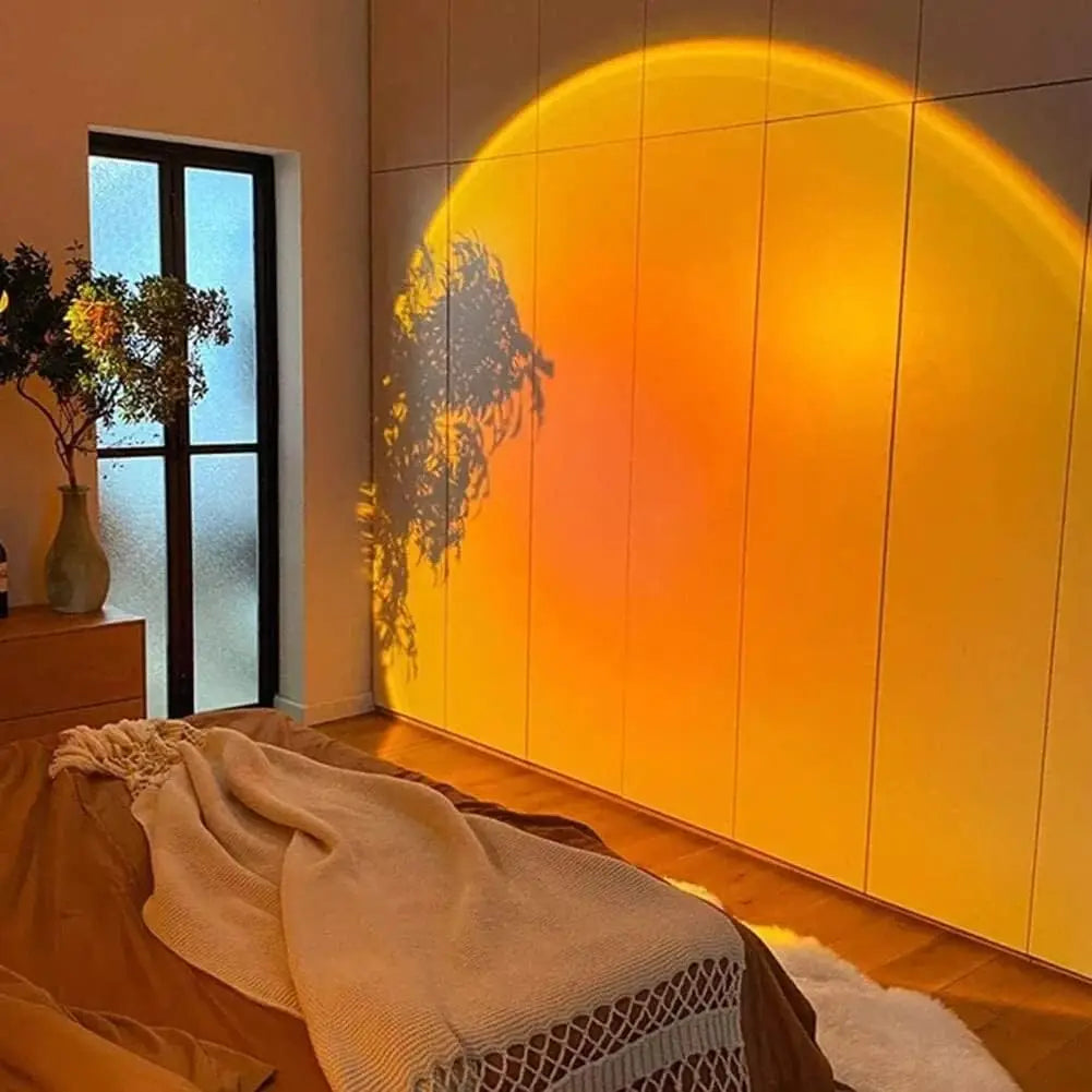 Sunset Projection Lamp – Aesthetic LED Light for Cozy Room Vibes